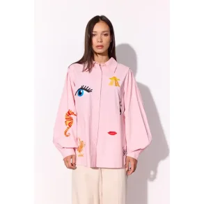 Hunkn - Sasha Skjorte - Pink