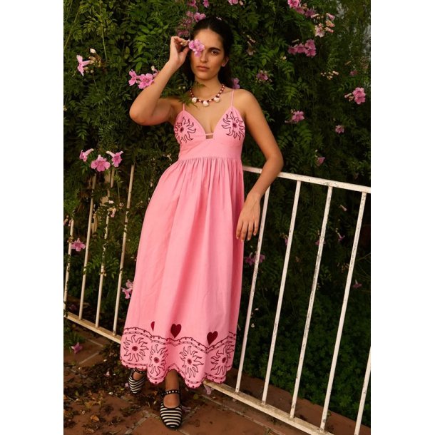 Sissel Edelbo - Geenie Strop Kjole - Geranium Pink - Onesize