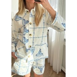 Sissel Edelbo - My Jakke - Ecru Blue 