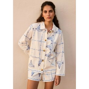 Sissel Edelbo - My Jakke - Ecru Blue 