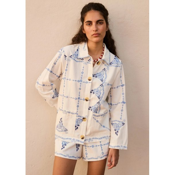 Sissel Edelbo - My Jakke - Ecru Blue 