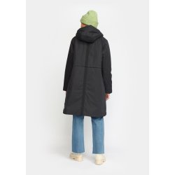 Selfhood - Hooded Coat - Black