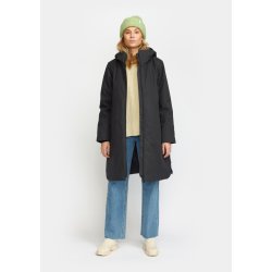 Selfhood - Hooded Coat - Black