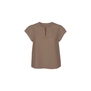 Basic Apparel - Silje SS Top - Portobella