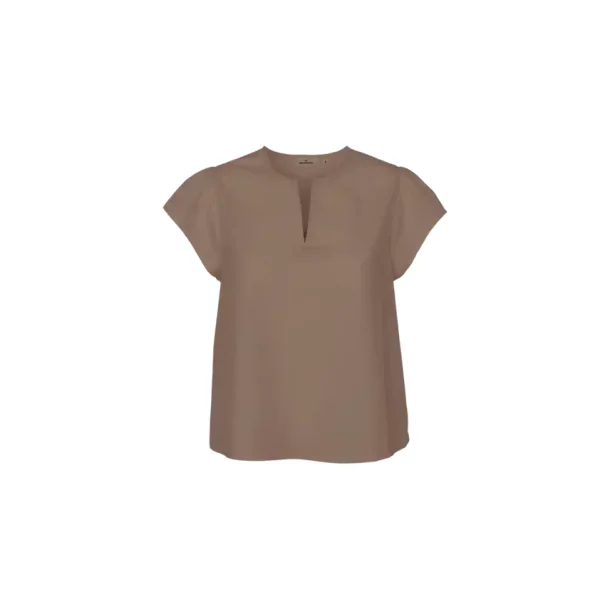 Basic Apparel - Silje SS Top - Portobella
