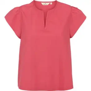 Basic Apparel - Silje SS Top - Holly Berry 