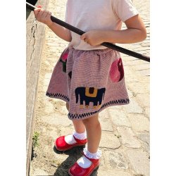 Sissel Clio mini skirt - Hazel Waffle