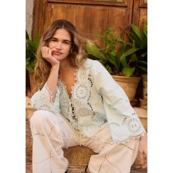 Sissel Edelbo - Anjali top - Crystal Blue - One Size