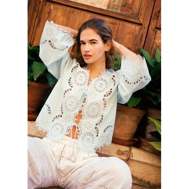 Sissel Edelbo - Anjali top - Crystal Blue - One Size