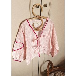 Sissel Edelbo - Astrid  mini top - Pink Checks