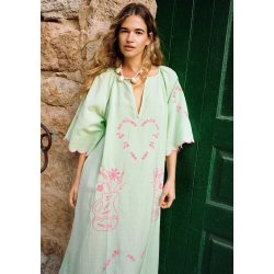 Sissel Edelbo - Belma Dress - Patina Green - Onesize