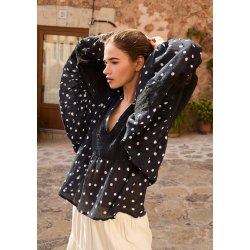 Sissel Edelbo - Bibi Top - Black Dots - Onesize