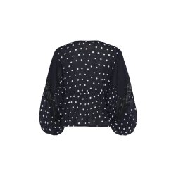 Sissel Edelbo - Bibi Top - Black Dots - Onesize