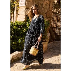 Sissel Edelbo - Bolette Dress - Black Dots - Onesize