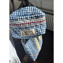 Sissel Edelbo - Bucket Bag - Blue Checks - Onesize