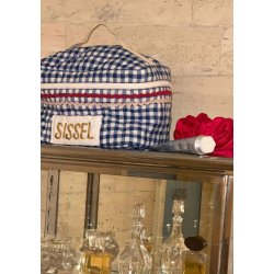 Sissel Edelbo - Bucket Bag - Blue Checks - Onesize