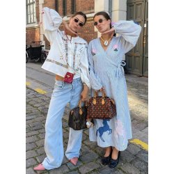 Sissel Edelbo - Caro Dress - Cashmere blue - Onesize