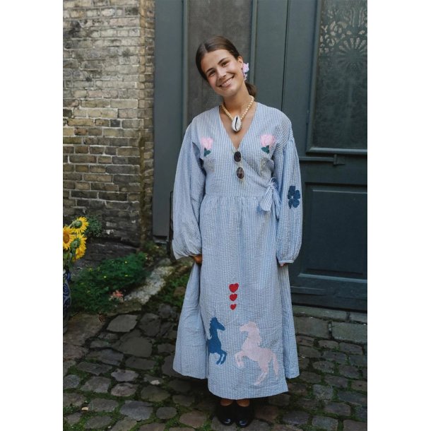 Sissel Edelbo - Caro Dress - Cashmere blue - Onesize