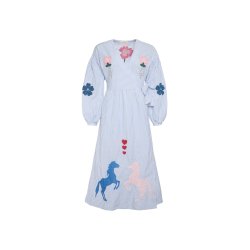 Sissel Edelbo - Caro Dress - Cashmere blue - Onesize