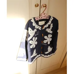 Sissel Edelbo - Ena Mini Jakke - Navy Birds 