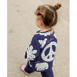 Sissel Edelbo - Ena Mini Jakke - Navy Birds 