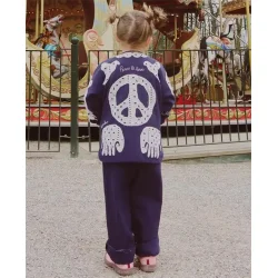 Sissel Edelbo - Ena Mini Jakke - Navy Birds 