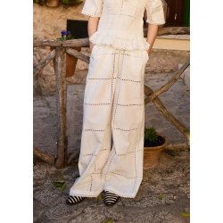 Sissel Edelbo - Hilde Pants - Leftover Fabric - White Squares