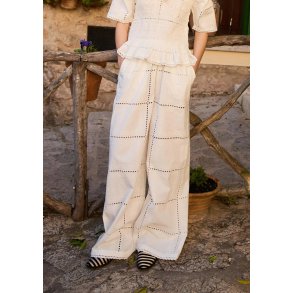 Sissel Edelbo - Hilde Pants - Leftover Fabric - White Squares