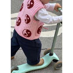 Sissel Edelbo - Honey Mini Vest - Yin & Yang pink 