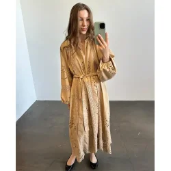 Sissel Edelbo - Mila Kjole - Beige - Onesize