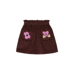 Sissel Edelbo - Jasmina Mini Nederdel - Chocolate Brown