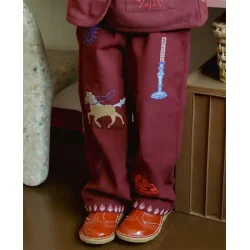 Sissel Edelbo - Oda Mini Bukser - Burgundy