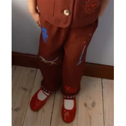 Sissel Edelbo - Oda Mini Bukser - Burgundy