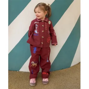 Sissel Edelbo - Oda Mini Bukser - Burgundy