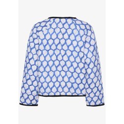 Sissel Edelbo - Suvanna jakke - Blue Leaves - Onesize 