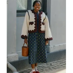 Sissel Edelbo - Tamara Jakke - Suzani Embroidery Off White - Onesize