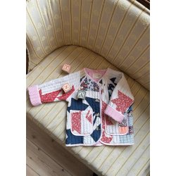 Sissel Edelbo - Vega Mini Organic Jakke - Flower Patchwork