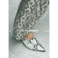 Medina x Bianco - Rowe Heel Step - White Snake