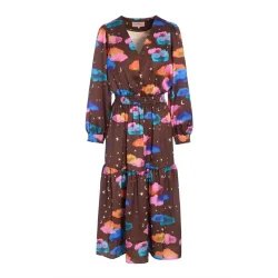 Hunkn - Sonja Kjole - Cocoa Sky Art Print