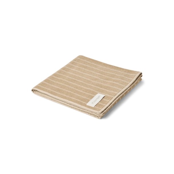 Studio Feder - Una Hndklde - Sand Beige Rain - 50x100cm