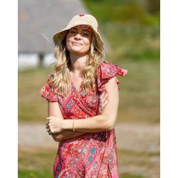 Black Colour - Maui Straw Hat - Nature - Onesize