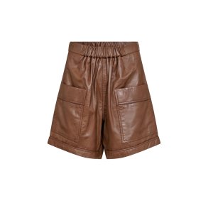 Gossia - ThillaGO Leathers Shorts - Cognac