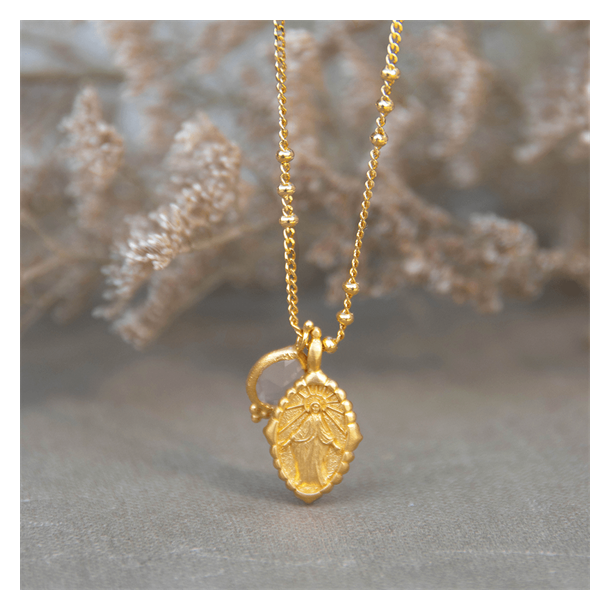 Ananda Soul - Through It All Prayer - Halskde - Guld - Rose/Citrine