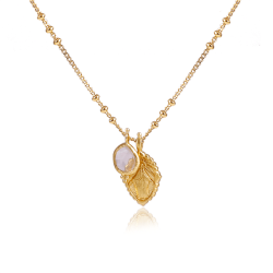 Ananda Soul - Through It All Prayer - Halskde - Guld - Rose/Citrine