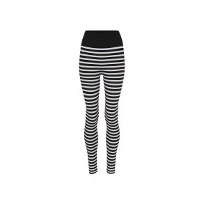 Tim & Simonsen - Arianna Stripe Legging HW - Nero-Bianco - Onesize