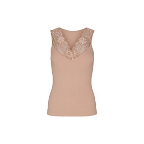 Tim & Simonsen - Belen Rib - V-lace  Top - Nudo
