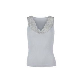 Tim & Simonsen - Belen Rib - V-lace  Top - Perla