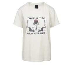 Luxzuz - Troti T-shirt - Off white Melange