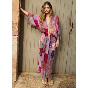 Sissel Edelbo - Juno Silk Patchwork kjole - Vintage Silk Sari