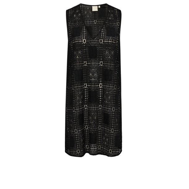 GOSSIA - TAMAGO TUNIKA KJOLE - SORT